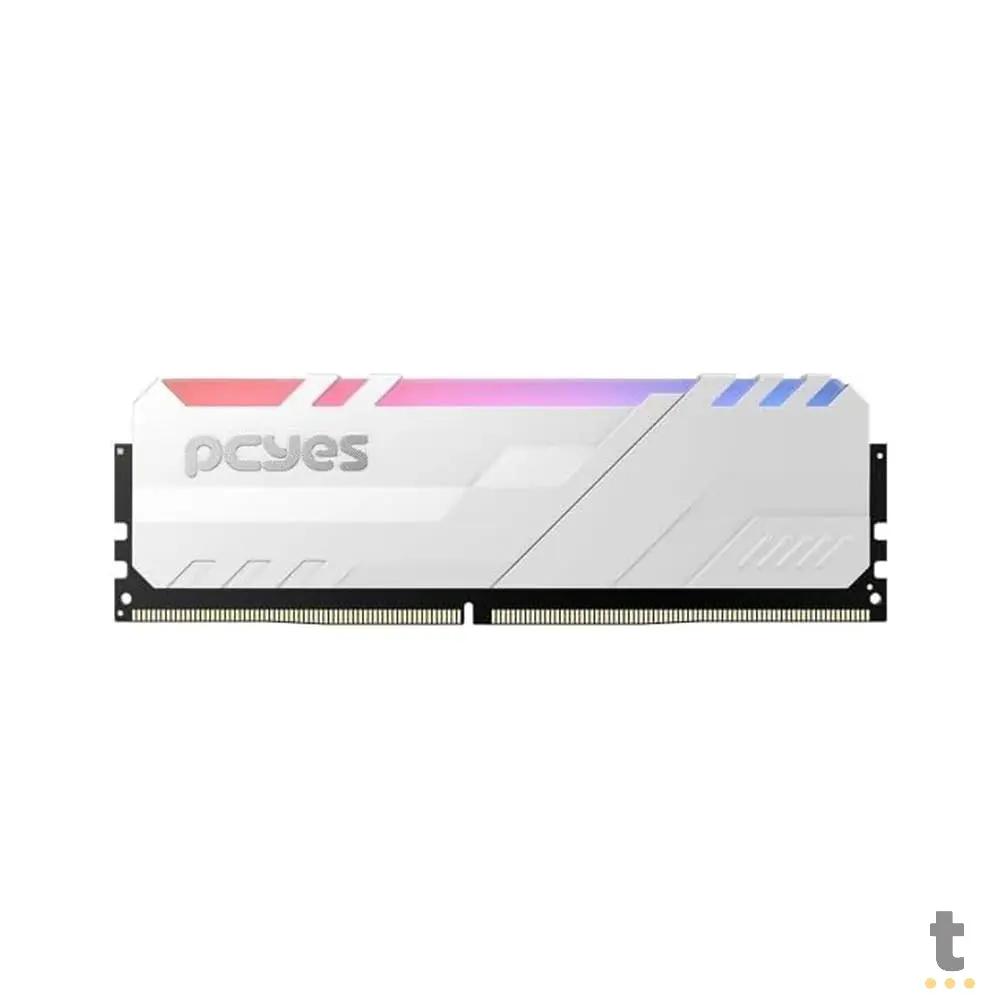 Memoria para Desktop DDR4 32gb 3200mhz PCYes Gamer Udimm Branca C/ RGB - Pm323200D4Wr Truedata